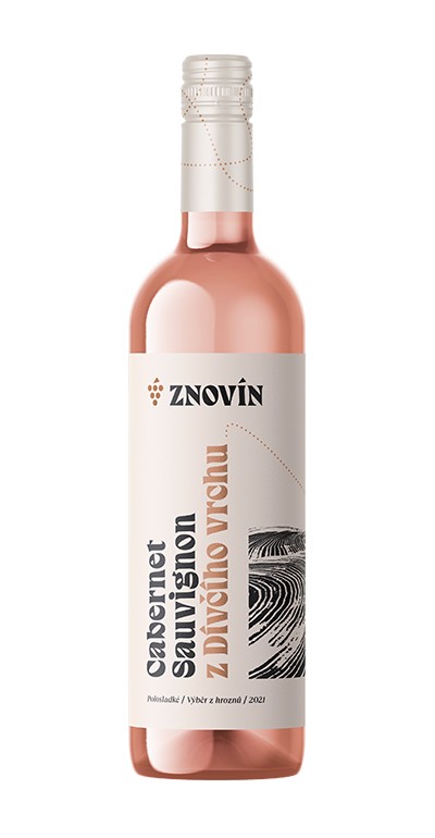 Cabernet Sauvignon rosé, pozdni sběr, 2022, polosladké